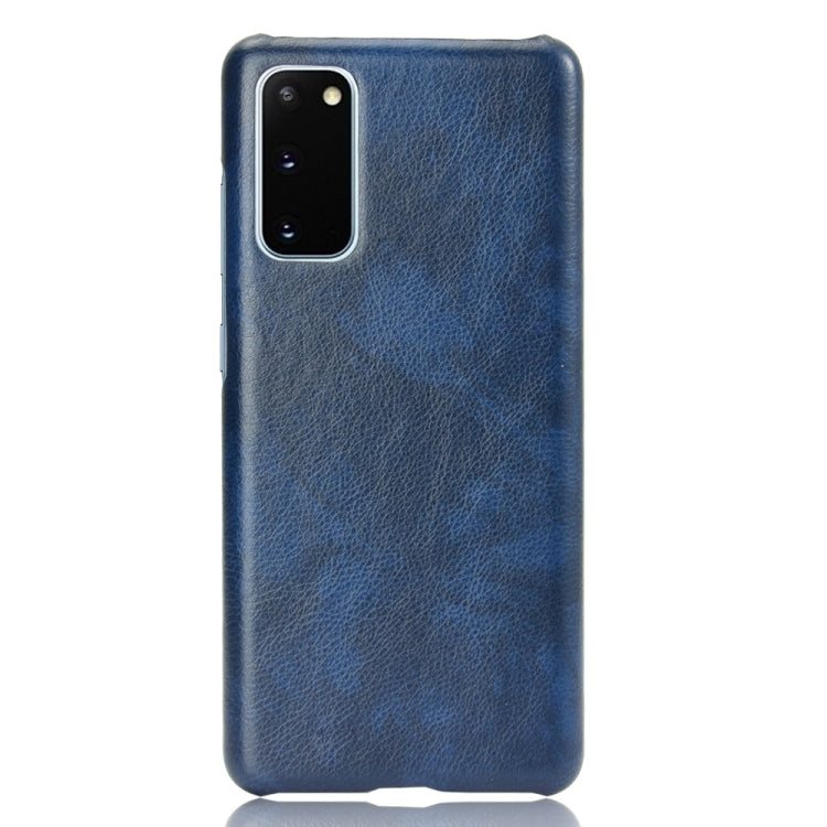 For Samsung Galaxy S20 FE Shockproof Litchi Texture PC + PU Case(Blue) - Galaxy S20 FE Cases by NILLKIN | Online Shopping South Africa | PMC TechLife