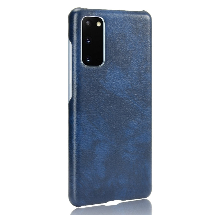 For Samsung Galaxy S20 FE Shockproof Litchi Texture PC + PU Case(Blue) - Galaxy S20 FE Cases by NILLKIN | Online Shopping South Africa | PMC TechLife