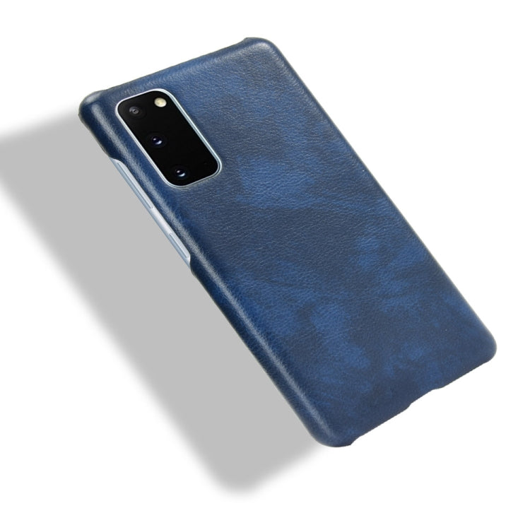 For Samsung Galaxy S20 FE Shockproof Litchi Texture PC + PU Case(Blue) - Galaxy S20 FE Cases by NILLKIN | Online Shopping South Africa | PMC TechLife