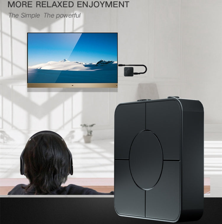 KN326 Bluetooth Audio Receiver Transmitter 5.0 Two-in-one Bluetooth Adapter for Hands-free Calls - Audio Receiver Transmitter by PMC TechLife | Online Shopping South Africa | PMC TechLife