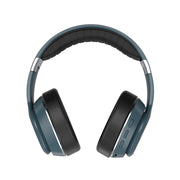 VJ320 Bluetooth 5.0 Head-mounted Foldable Wireless Headphones Support TF Card with Mic(Blue)