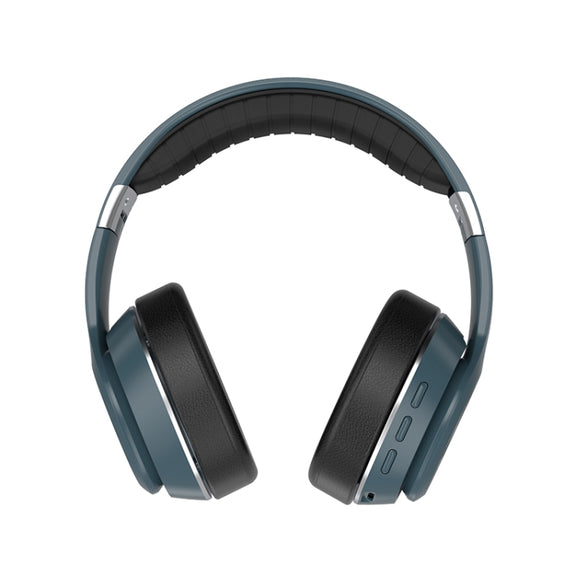VJ320 Bluetooth 5.0 Head-mounted Foldable Wireless Headphones Support TF Card with Mic(Blue)