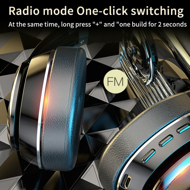 VJ320 Bluetooth 5.0 Head-mounted Foldable Wireless Headphones Support TF Card with Mic(Black) - Headset & Headphone by PMC TechLife | Online Shopping South Africa | PMC TechLife