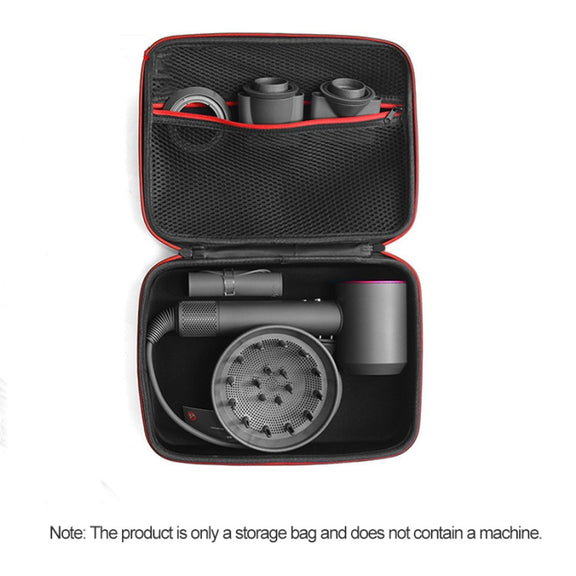 Carbon Fiber Water-resistant Hard Shell Storage Bag for Dyson Supersonic DH01 / DH03 Hair Dryer