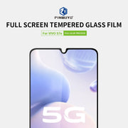 For vivo S7e PINWUYO 9H 2.5D Full Screen Tempered Glass Film(Black)