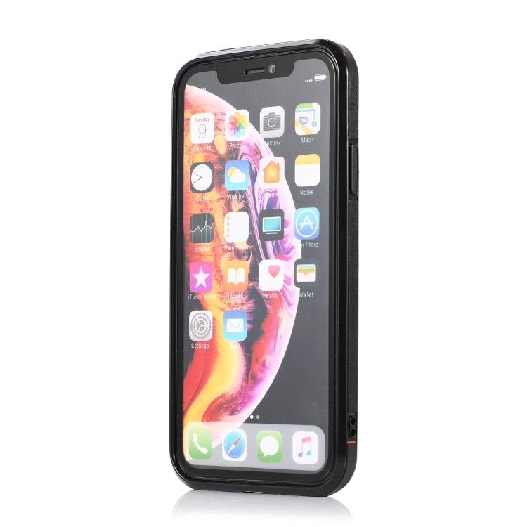 For iPhone X / XS Multi-functional Cross-body Card Bag TPU+PU Back Cover Case with Holder & Card Slot & Wallet(Black) - free shipping - PMC TechLife - Order now!