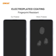 For LG K42 / K52 / K62 5 PCS ENKAY Hat-Prince 0.26mm 9H 2.5D Curved Edge Tempered Glass Film