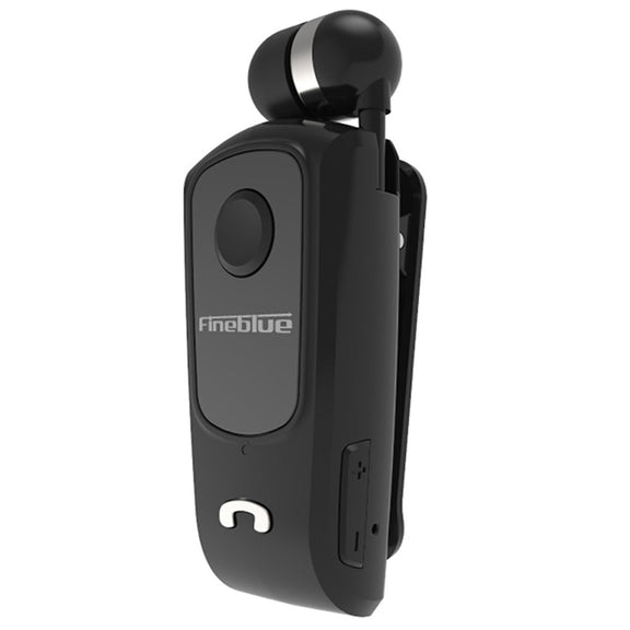 Fineblue F920 CSR4.1 Retractable Cable Caller Vibration Reminder Anti-theft Bluetooth Headset