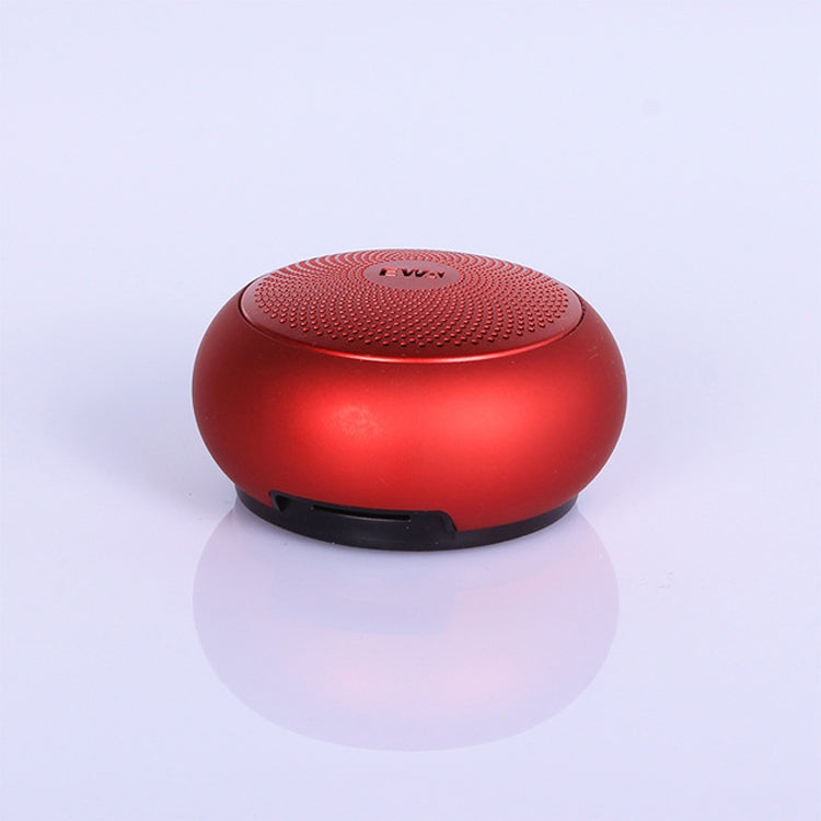 EWA A110 IPX5 Waterproof Portable Mini Metal Wireless Bluetooth Speaker Supports 3.5mm Audio & 32GB TF Card & Calls(Red) - Mini Speaker by EWA | Online Shopping South Africa | PMC TechLife | Buy Now Pay Later Mobicred