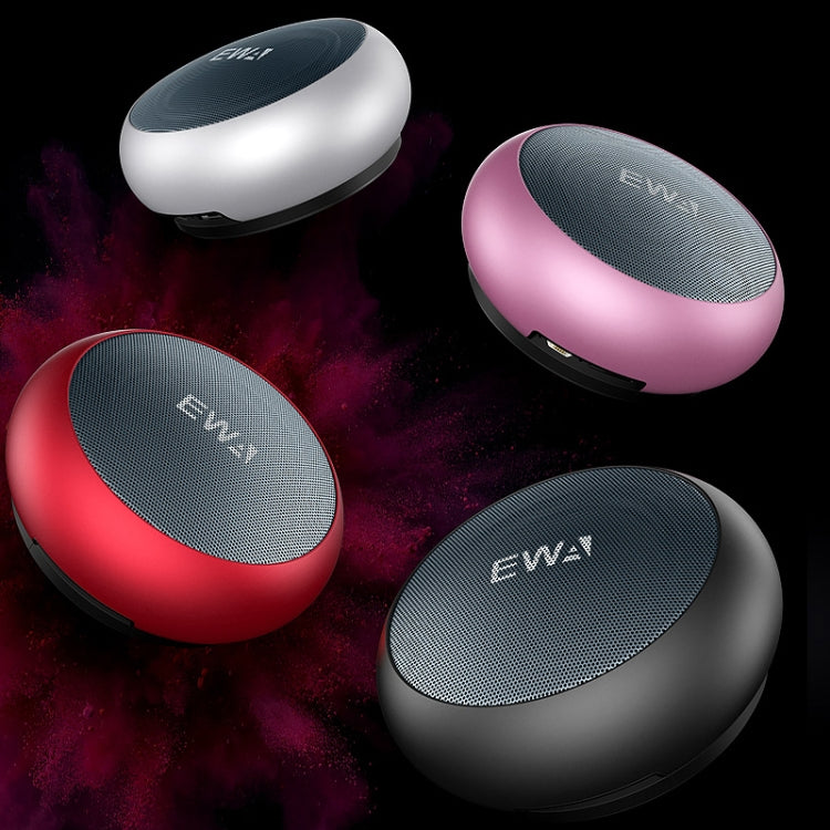 EWA A110 IPX5 Waterproof Portable Mini Metal Wireless Bluetooth Speaker Supports 3.5mm Audio & 32GB TF Card & Calls(Black) - Mini Speaker by EWA | Online Shopping South Africa | PMC TechLife | Buy Now Pay Later Mobicred