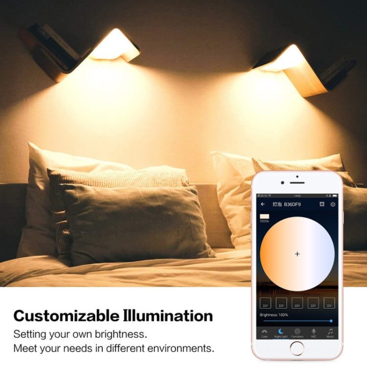 9W 220V E27 RGBCW WIFI LED Smart Bulb Wireless Smart Home Automation Light - Smart Light Bulbs by PMC TechLife | Online Shopping South Africa | PMC TechLife
