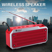 NewRixing NR4018FM TWS Portable Stereo Bluetooth Speaker, Support TF Card / FM / 3.5mm AUX / U Disk / Hands-free Call(Black)