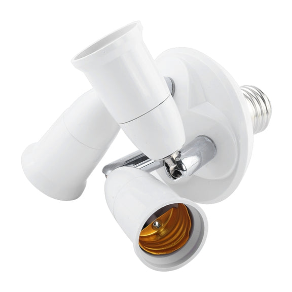 E27 to E27 Splitter Adjustable LED Light Bulb Holder Adapter Converter Socket Light Bulb Holder, type:1 In 1