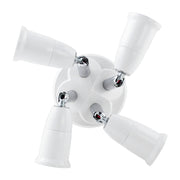 E27 to E27 Splitter Adjustable LED Light Bulb Holder Adapter Converter Socket Light Bulb Holder, type:1 In 1