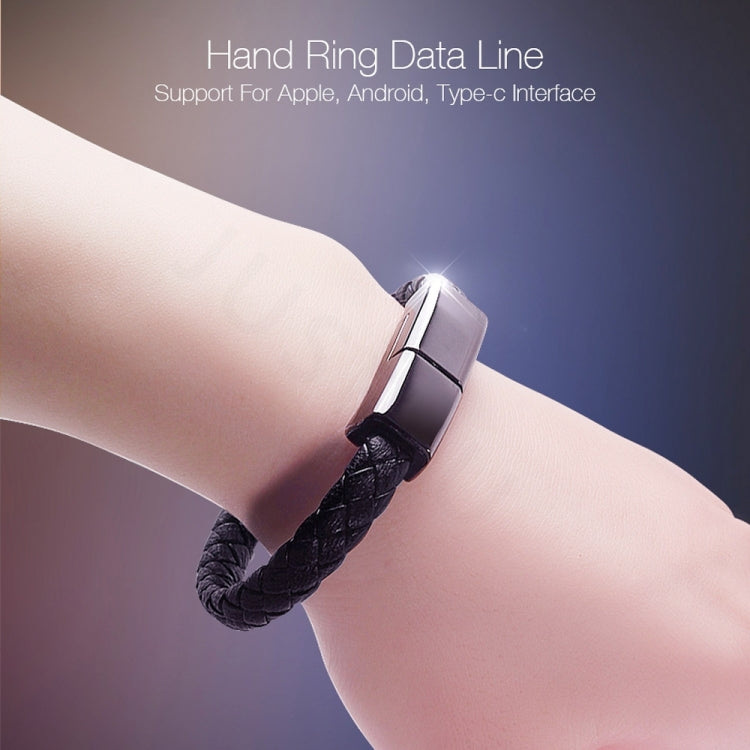 XJ-28 3A USB to 8 Pin Creative Bracelet Data Cable, Cable Length: 22.5cm(Brown) - Multifunction Cable by PMC TechLife | Online Shopping South Africa | PMC TechLife