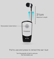 Fineblue F960 CSR4.1 Retractable Cable Caller Vibration Reminder Anti-theft Bluetooth Headset