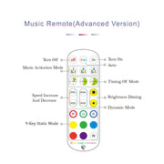 WiFi Smart 4 Pin RGB LED Strip Light Controller APP Remote Voice Control Works with Alexa Echo, 5-24V, type:WiFi 40-keys Controller