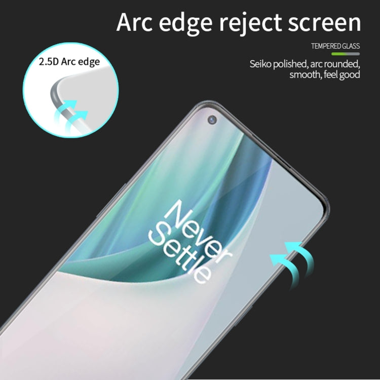 For OnePlus Nord N10 PINWUYO 9H 2.5D Full Screen Tempered Glass Film(Black) - OnePlus Tempered Glass by PINWUYO | Online Shopping South Africa | PMC TechLife | Buy Now Pay Later Mobicred