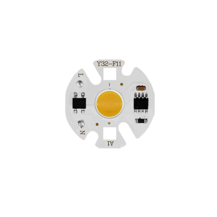 10 PCS COB LED Light Chip AC 220V LED Bulb Light Intelligent IC Driver Bulb Light DIY Spotlight Downlight Chip Outdoor Flood Light(5W（warm white）) - free shipping - PMC Jewellery - Order now!