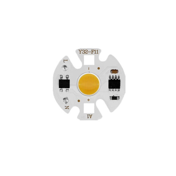 10 PCS COB LED Light Chip AC 220V LED Bulb Light Intelligent IC Driver Bulb Light DIY Spotlight Downlight Chip Outdoor Flood Light(5W���warm white���)