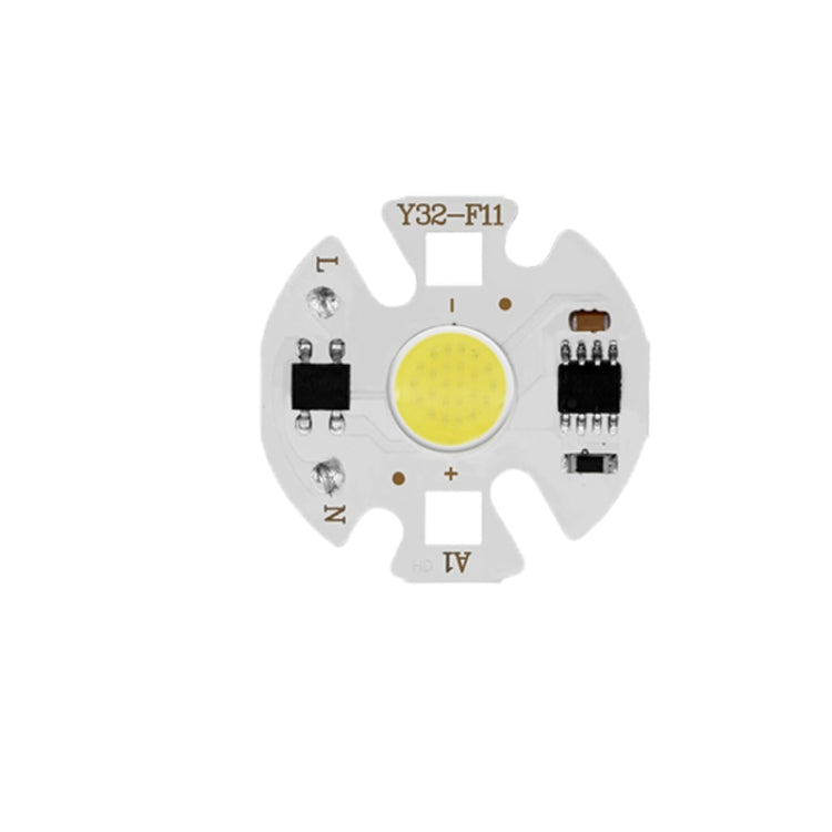 10 PCS COB LED Light Chip AC 220V LED Bulb Light Intelligent IC Driver Bulb Light DIY Spotlight Downlight Chip Outdoor Flood Light(5W���warm white���)