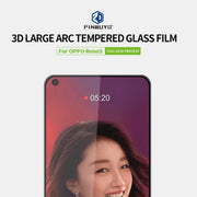 For OPPO Reno5 PINWUYO 9H 3D Curved Full Screen Explosion-proof Tempered Glass Film(Black)
