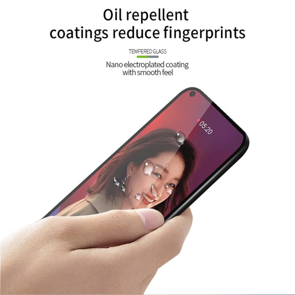 For OPPO Reno5 PINWUYO 9H 2.5D Full Screen Tempered Glass Film(Black)