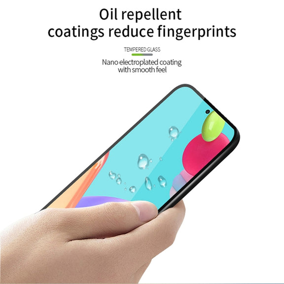 For Samsung Galaxy A52 5G / 4G PINWUYO 9H 2.5D Full Screen Tempered Glass Film(Black)