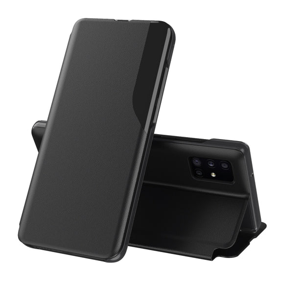 For Samsung Galaxy A32 5G Attraction Flip Holder Leather Phone Case(Black)