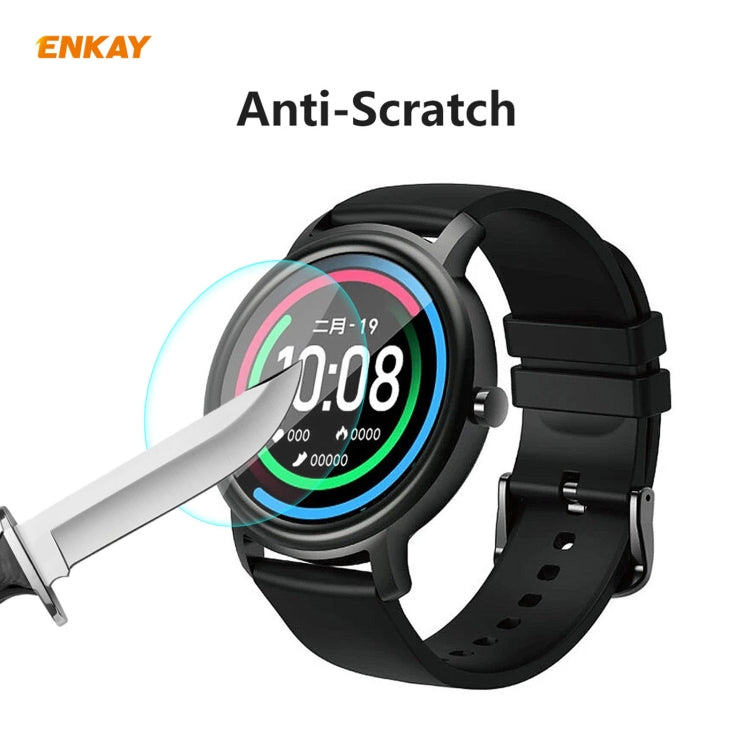 5 PCS For Xiaomi Mibro Air ENKAY Hat-Prince 0.2mm 9H 2.15D Curved Edge Tempered Glass Film