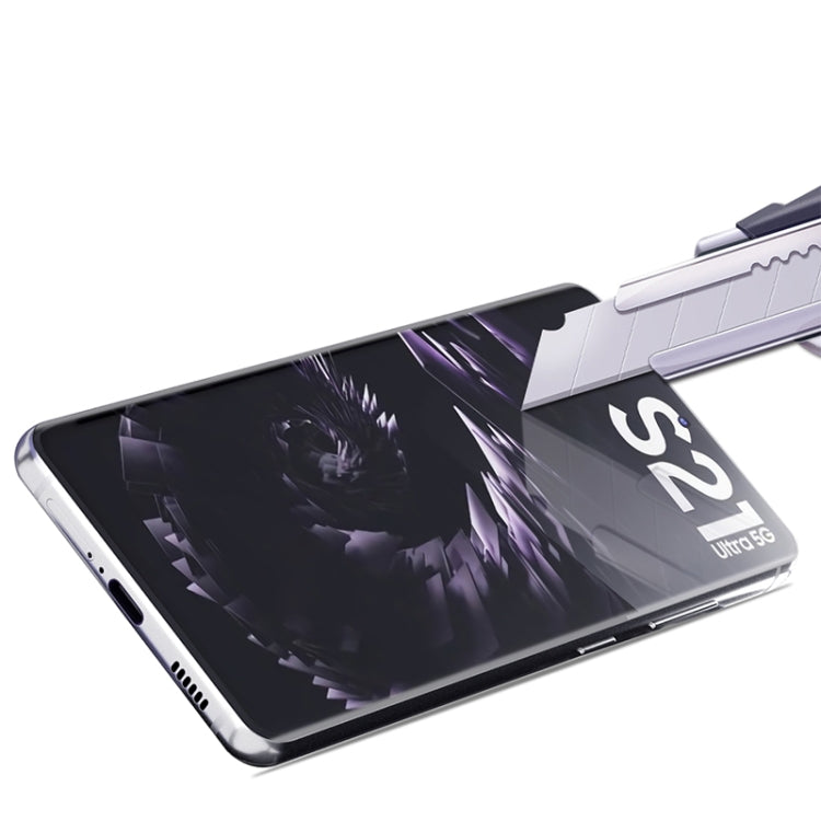 For Samsung Galaxy S21 Ultra / S30 Ultra mocolo 9H 3D Full Screen UV Screen Film, Support Fingerprint Unlock