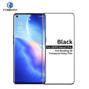 For OPPO Reno5 Pro PINWUYO 9H 3D Hot Bending Tempered Glass Film(Black)