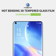 For OPPO Reno5 Pro PINWUYO 9H 3D Hot Bending Tempered Glass Film(Black)