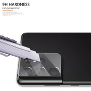 For Samsung Galaxy S21 Ultra mocolo 0.15mm 9H 2.5D Round Edge Rear Camera Lens Tempered Glass Film(Clear)