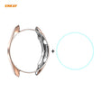 For Samsung Galaxy Watch 3 41mm 2 in 1 ENKAY Hat-Prince Electroplate Soft TPU Case + 0.2mm 9H 2.15D Curved Edge Tempered Glass Film(Rose Gold)