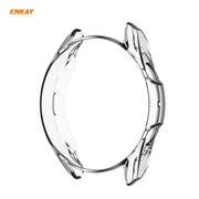 For Samsung Galaxy Watch 3 45mm 2 in 1 ENKAY Hat-Prince Transparent Soft TPU Case + 0.2mm 9H 2.15D Curved Edge Tempered Glass Film - Watch Cases by ENKAY