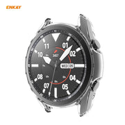 For Samsung Galaxy Watch 3 45mm 2 in 1 ENKAY Hat-Prince Transparent Soft TPU Case + 0.2mm 9H 2.15D Curved Edge Tempered Glass Film - Watch Cases by ENKAY