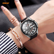 For Samsung Galaxy Watch 3 45mm 2 in 1 ENKAY Hat-Prince Transparent Soft TPU Case + 0.2mm 9H 2.15D Curved Edge Tempered Glass Film - Watch Cases by ENKAY