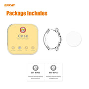 For Samsung Galaxy Watch 3 45mm 2 in 1 ENKAY Hat-Prince Transparent Soft TPU Case + 0.2mm 9H 2.15D Curved Edge Tempered Glass Film - Watch Cases by ENKAY