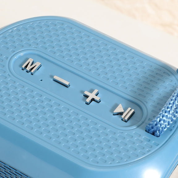 T&G TG196 TWS Subwoofer Bluetooth Speaker With Braided Cord, Support USB/AUX/TF Card/FM(Gray)
