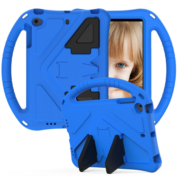 For iPad Mini5/4/3/2/1 EVA Flat Anti Falling Protective Case Shell with Holder(Blue)