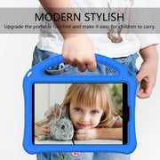 For iPad Mini5/4/3/2/1 EVA Flat Anti Falling Protective Case Shell with Holder(Blue)