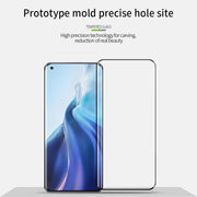 For Xiaomi Mi 11 PINWUYO 9H 3D Hot Bending Tempered Glass Film(Black)