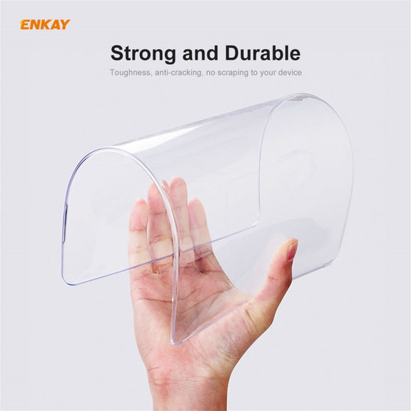 ENKAY 3 in 1 Crystal Laptop Protective Case + US Version TPU Keyboard Film + Anti-dust Plugs Set for MacBook Pro 15.4 inch A1707 & A1990 (with Touch Bar)(Green)