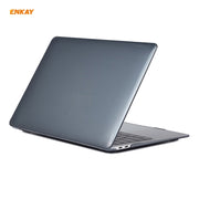 For MacBook Air 13.3 inch A2179 & A2337 2020 ENKAY 3 in 1 Crystal Laptop Protective Case + US Version TPU Keyboard Film + Anti-dust Plugs Set(Black)