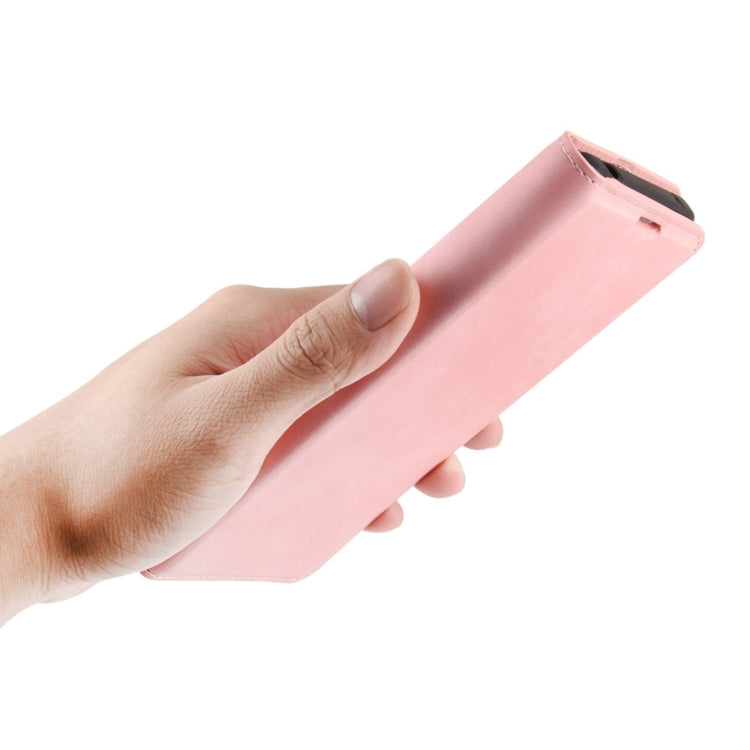 For Samsung Galaxy S21 Plus 5G Retro-skin Business Magnetic Suction Leather Case with Holder & Card Slots & Wallet(Pink) - Galaxy S21+ 5G Cases by PMC TechLife | Online Shopping South Africa | PMC TechLife | Buy Now Pay Later Mobicred
