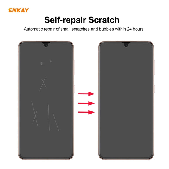 For Samsung Galaxy S21 5G 10 PCS ENKAY Hat-Prince 0.1mm 3D Full Screen Protector Explosion-proof Hydrogel Film