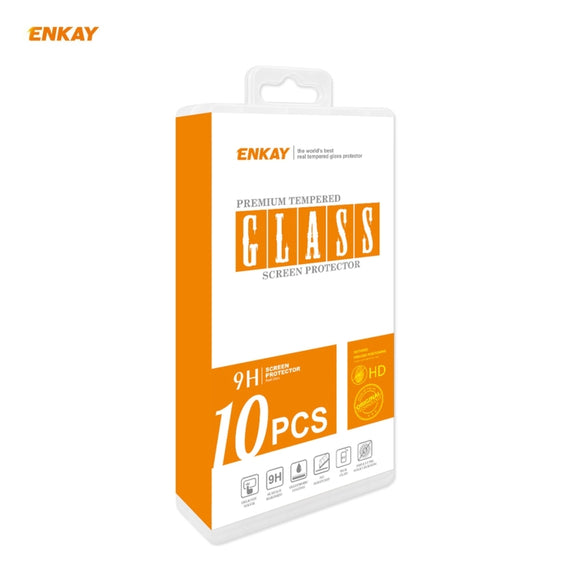 For Xiaomi Redmi K40 / K40 Pro(+) 10 PCS ENKAY Hat-Prince Full Glue 0.26mm 9H 2.5D Tempered Glass Full Coverage Film