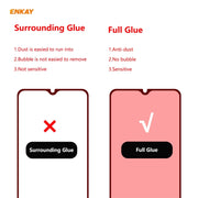 For Xiaomi Redmi 9T 10 PCS ENKAY Hat-Prince Full Glue 0.26mm 9H 2.5D Tempered Glass Full Coverage Film