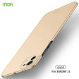 For Xiaomi Mi 11 MOFI Frosted PC Ultra-thin Hard Case(Gold) - Mi 11 Cases by MOFI | Online Shopping South Africa | PMC TechLife